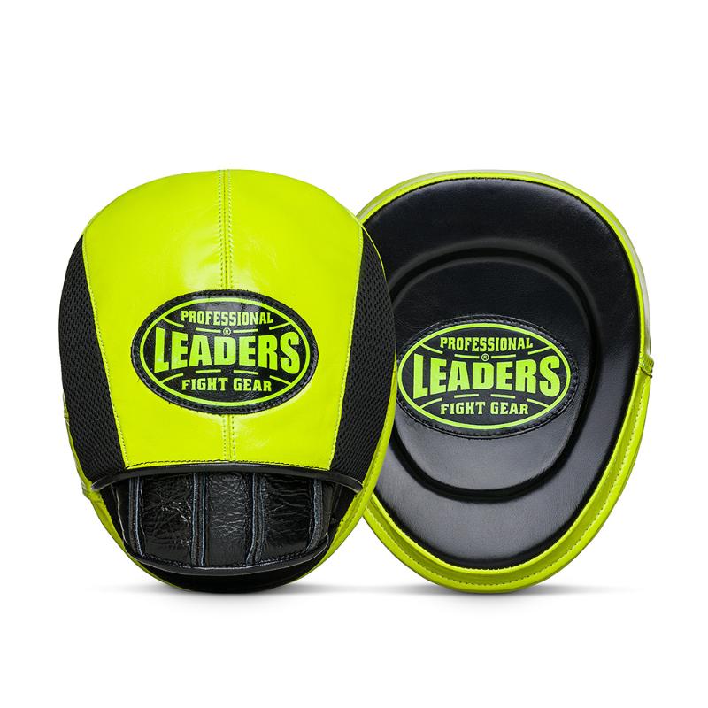 Лапы тренерские LEADERS SCARABAEUS CURVED BK/RD/WH