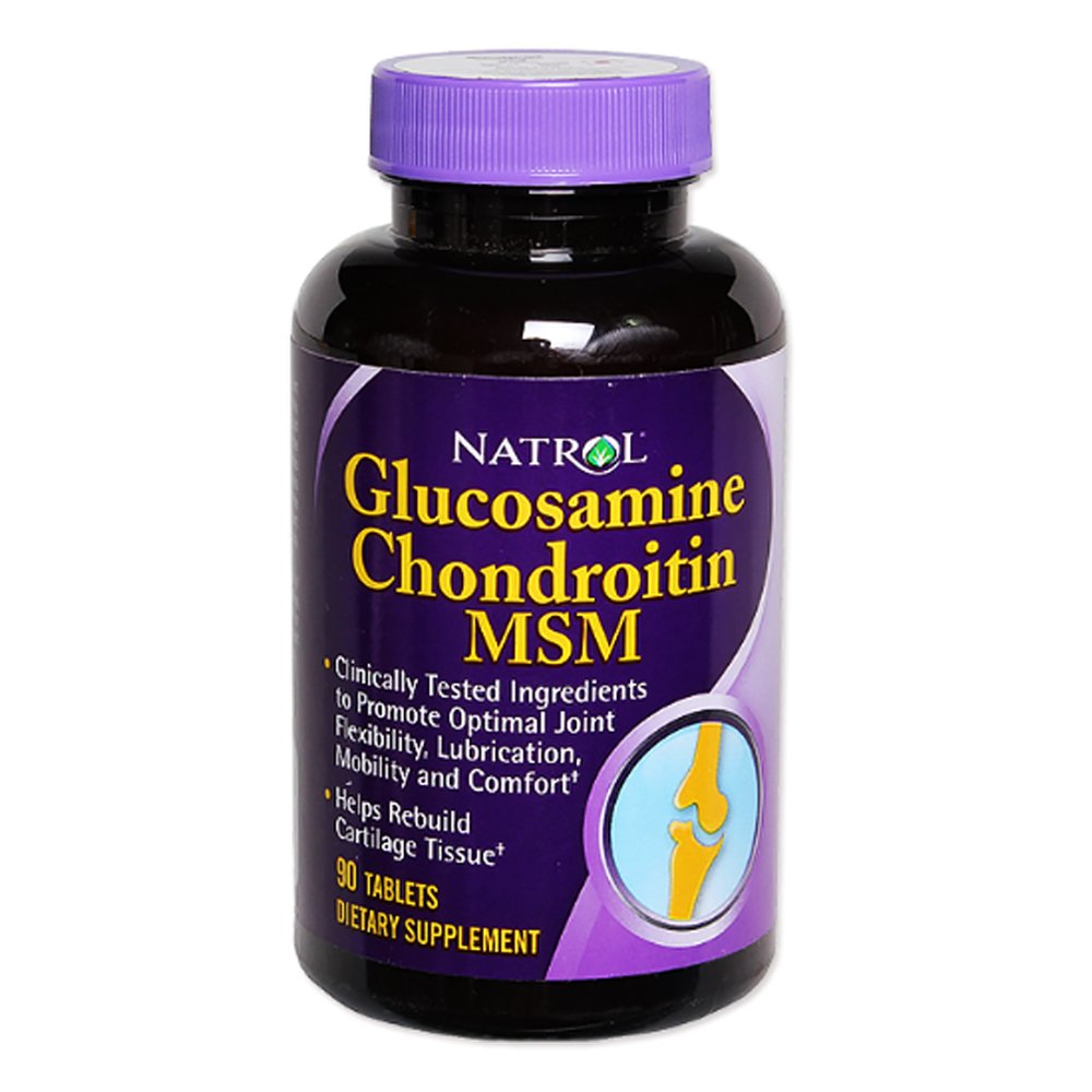 Natrol Glucosamine + Chondroitin plus MSM (90 таб.)