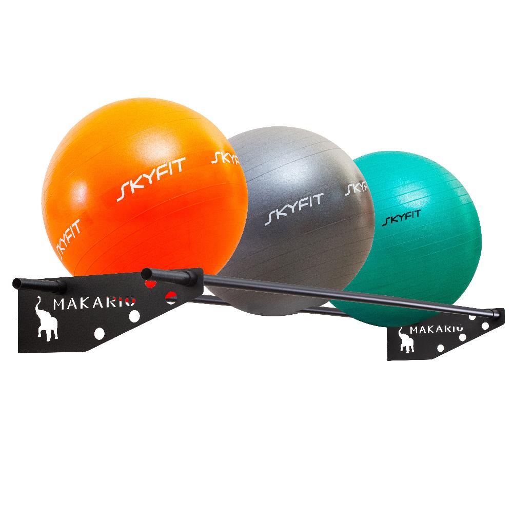 Держатель для фитболов (настенный 2м)