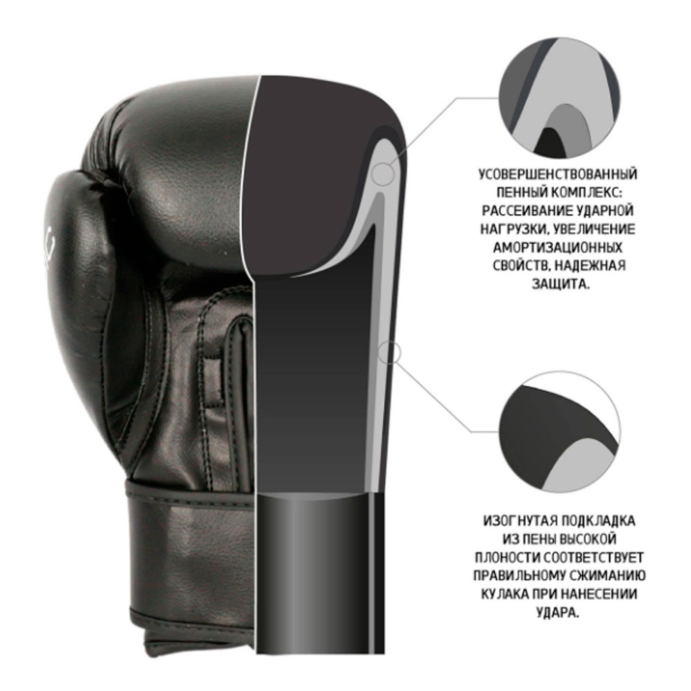 Перчатки боксерские BoyBo Basic 14 oz