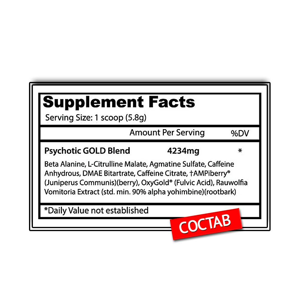 Insane Labz Psychotic Gold (200 г.)