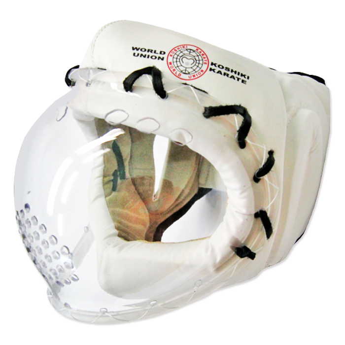 Шлем для Косики каратэ КРИСТАЛЛ-1, белый