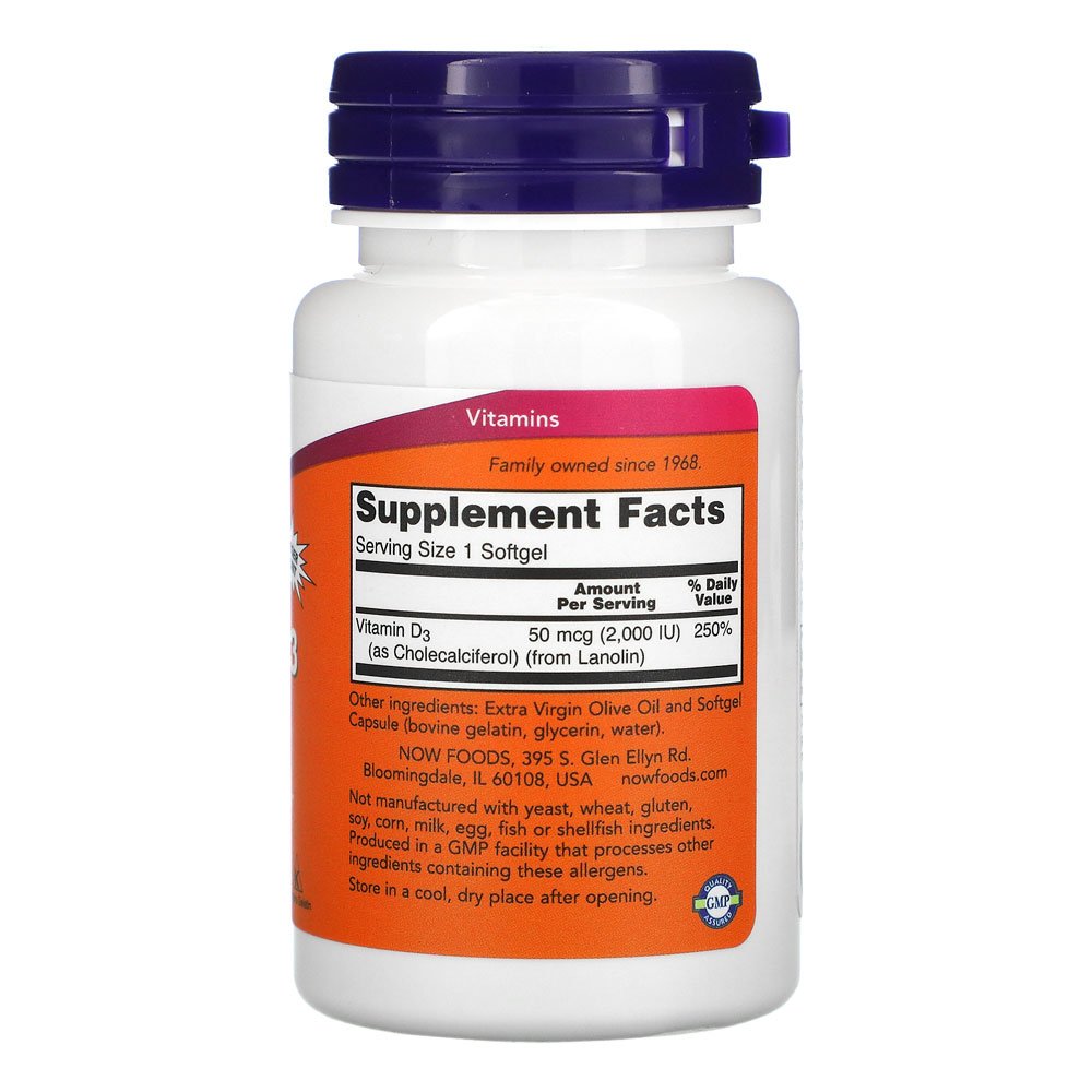 NOW D3 2000 (240 капс.)