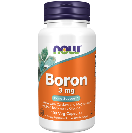 NOW Boron (100 капс.) (Без вкуса)