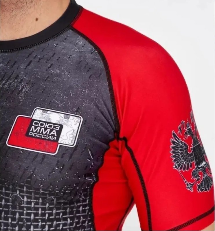Рашгард союз ММА красный