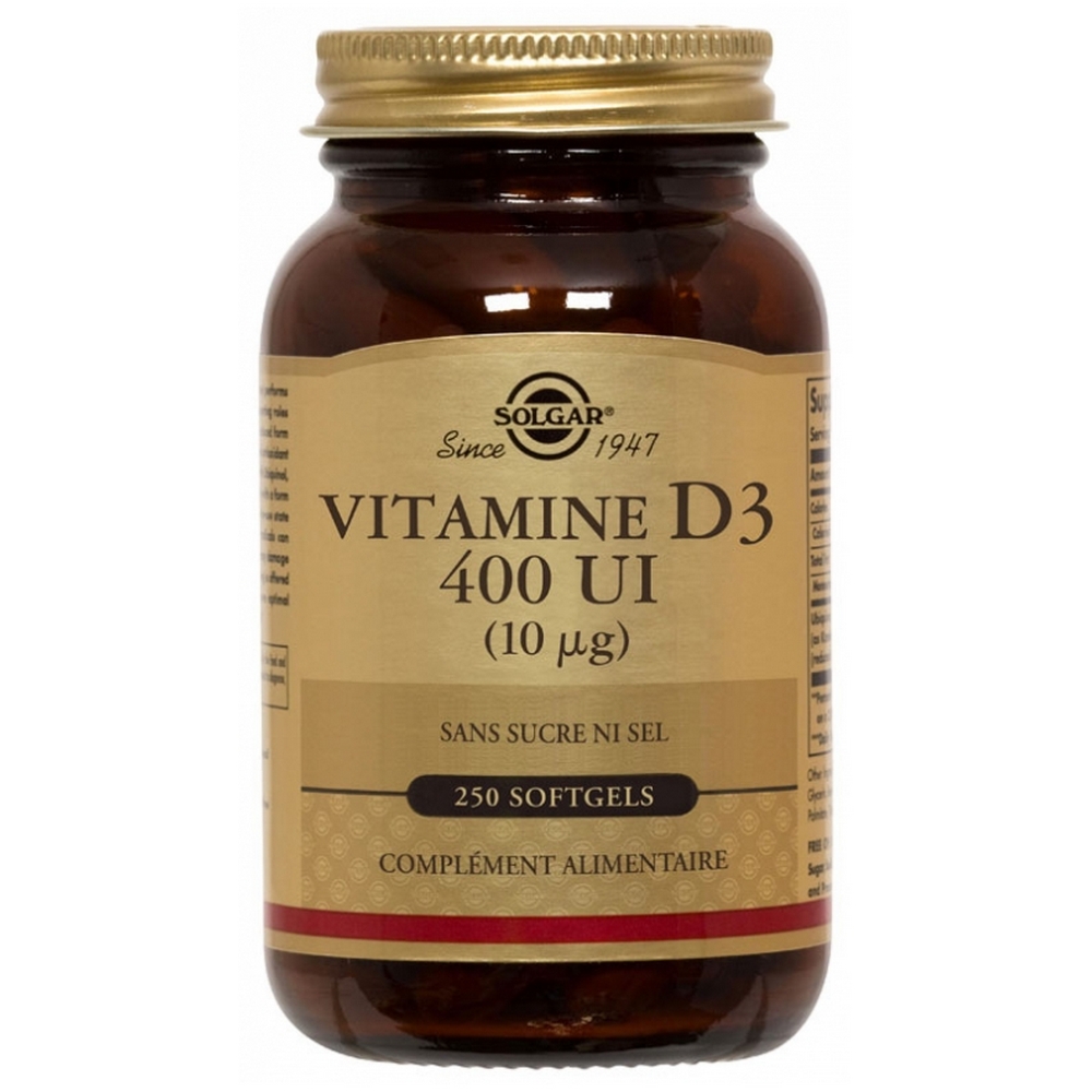 Solgar Vitamin D3 400 IU (100 капс.)
