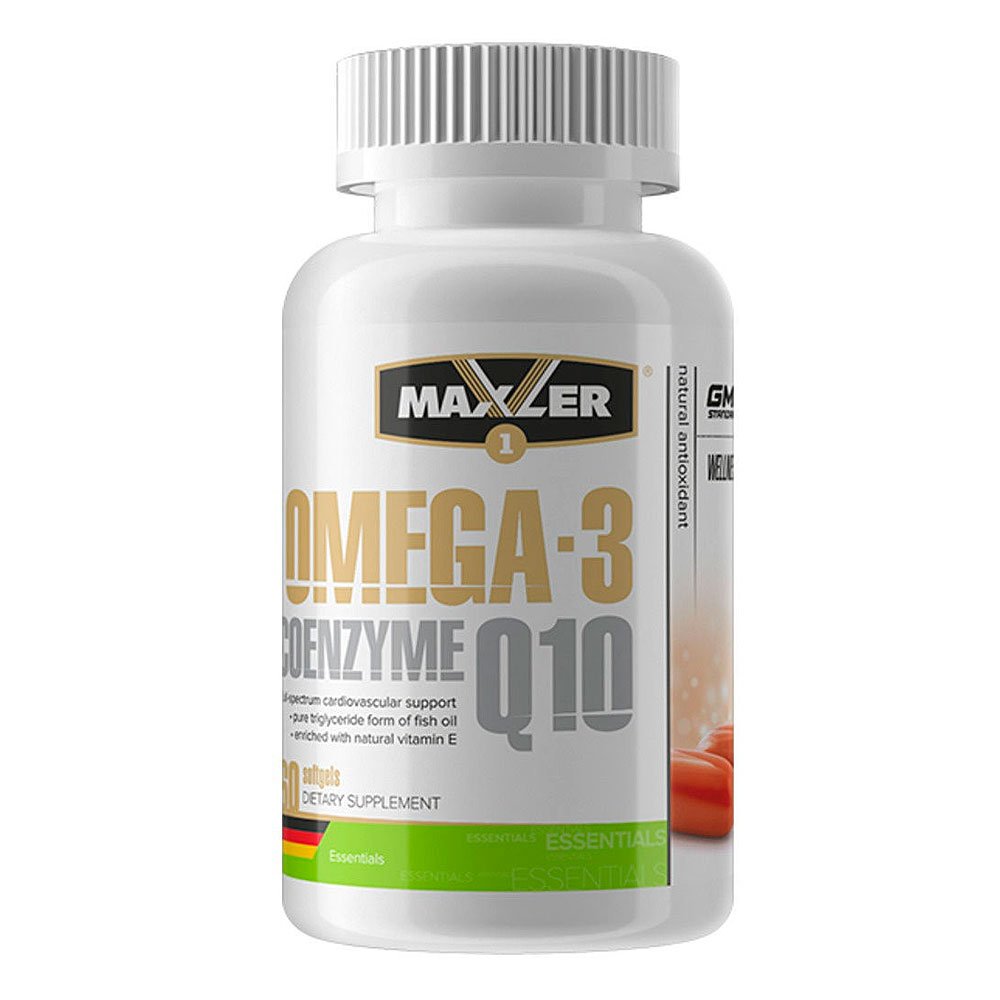 Maxler Omega-3 Coenzyme Q10 (60 капс.)