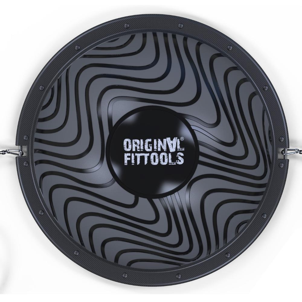 Полусфера гимнастическая надувная R3 с эспандерами и насосом Original Fittools