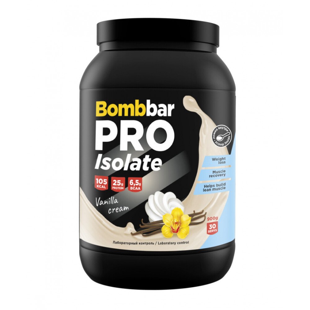 Bombbar PRO Isolate(900 гр.) (Ванильно-сливочный)