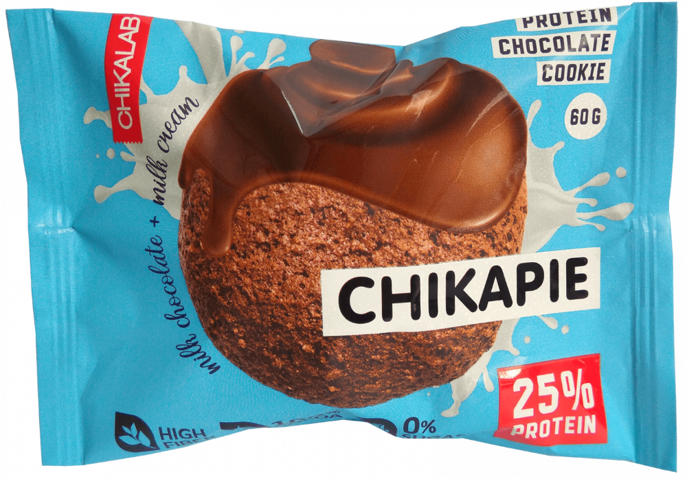 CHIKALAB Печенье глазированное с начинкой (60 г.)