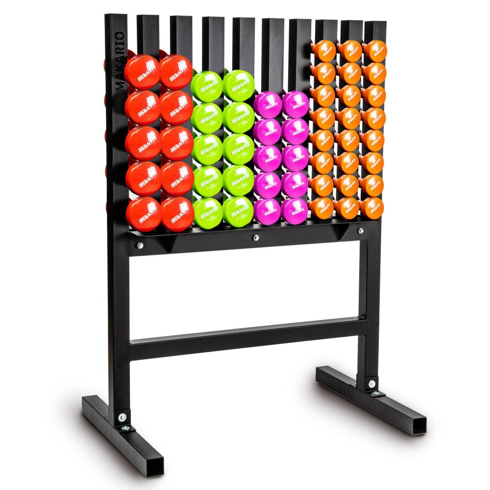 Стойка для гантелей винил. до 80 пар