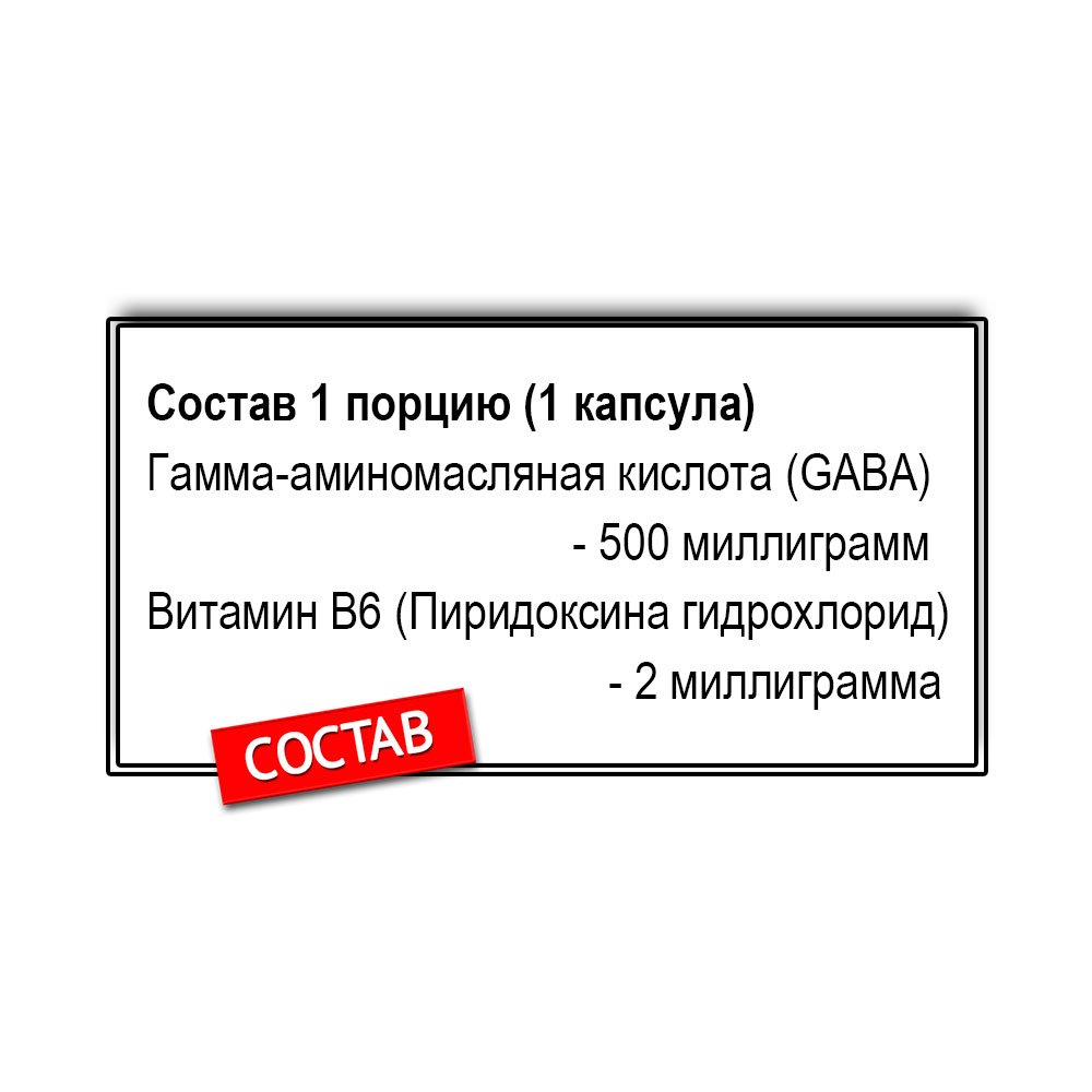 Dr. Hoffman GABA+B6 (90 капс.)