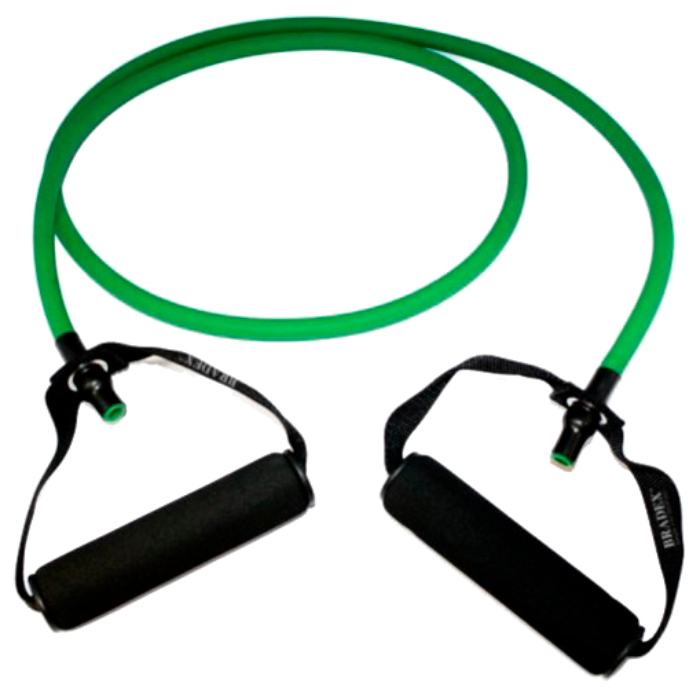 Эспандер латексная трубка с ручками зеленый 5,4 кг СПРИНТЕР