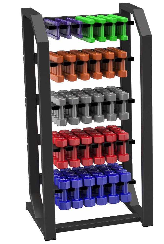 Стойка для виниловых гантелей (до 60 пар)