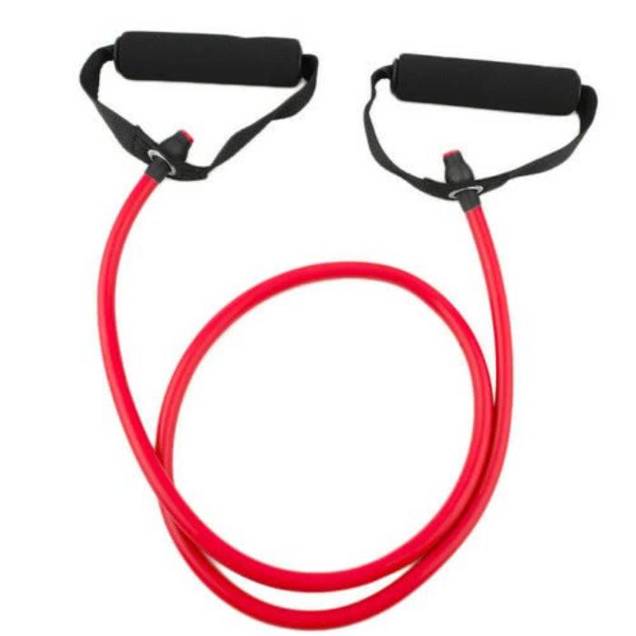 Эспандер латексная трубка с ручками  красный13,6кгСПРИНТЕР