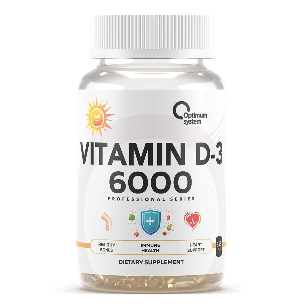 Optimum System Vitamin D3 6000 (365 капс.)