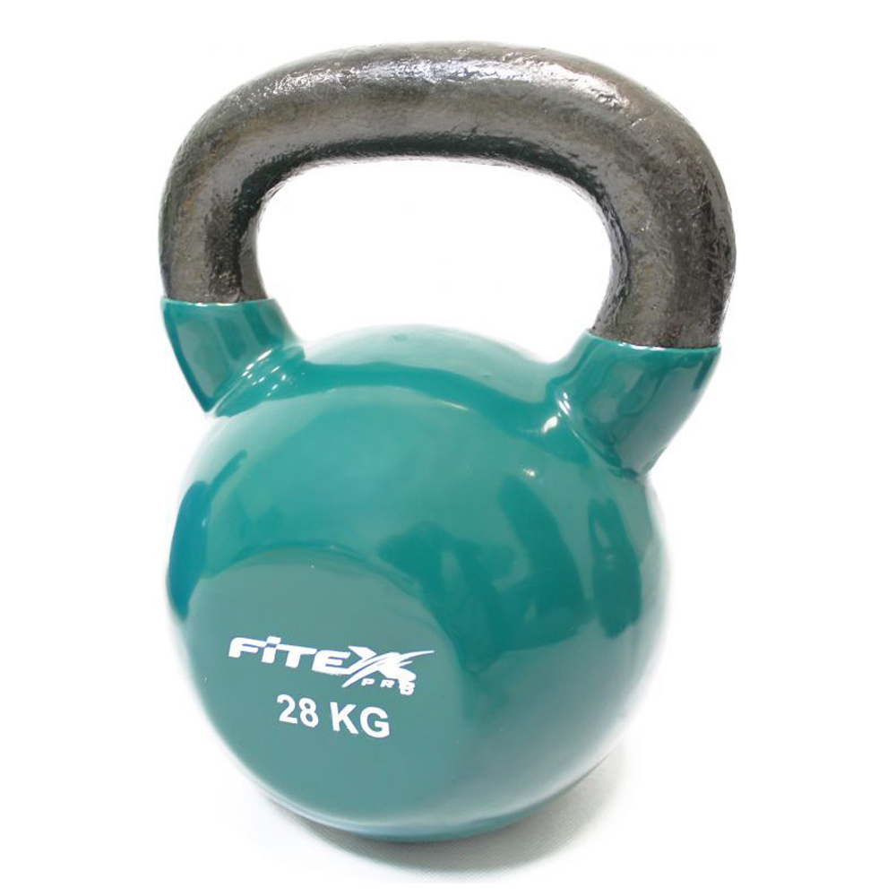 Гиря в виниловой оболочке 28 кг FITEX PRO