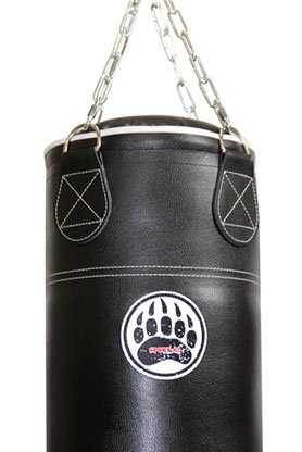 Мешок боксёрский (кожа) 125х35 см. 42 кг.