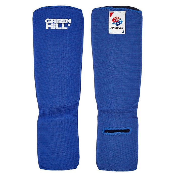 Защита голень-стопа FIAS approved Green Hill, синяя