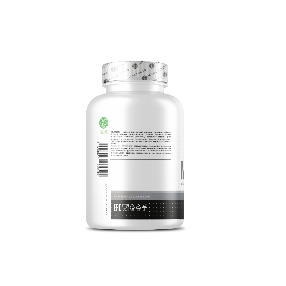 Nature Foods Melatonin 10 mg(60 caps.)