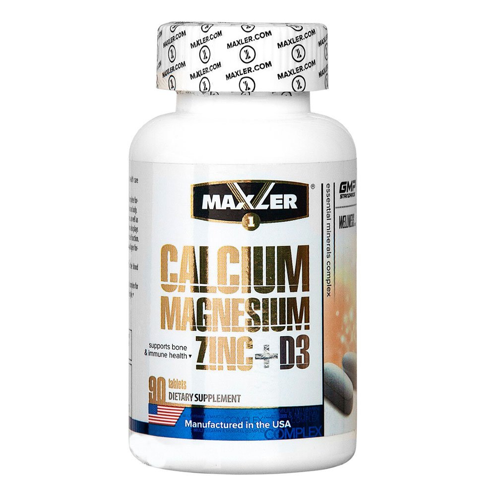 Maxler Calcium Zinc Magnesium+D3 ( 90 таб.)