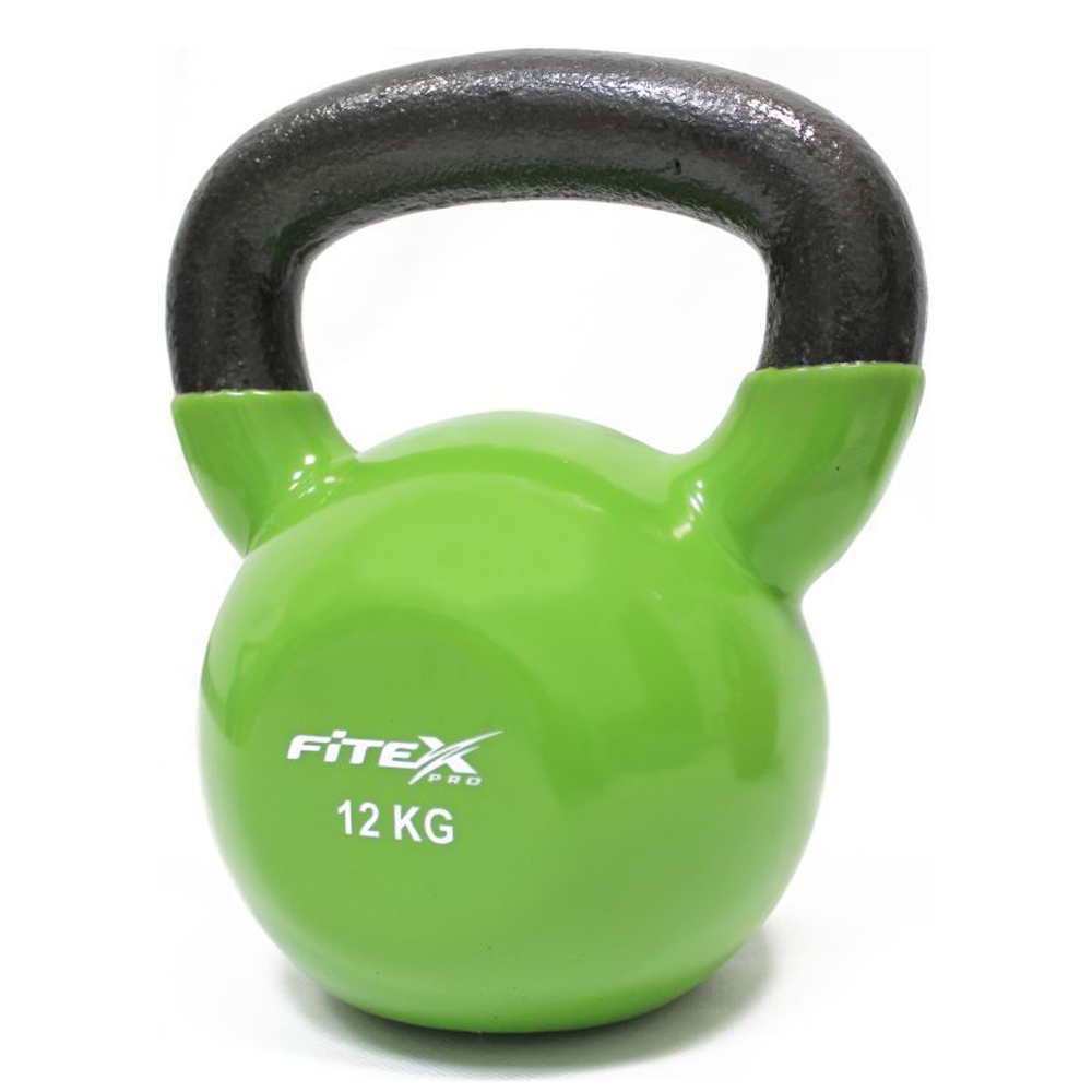 Гиря в виниловой оболочке 12 кг FITEX PRO