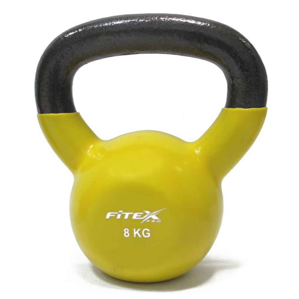 Гиря в виниловой оболочке 8 кг FITEX PRO