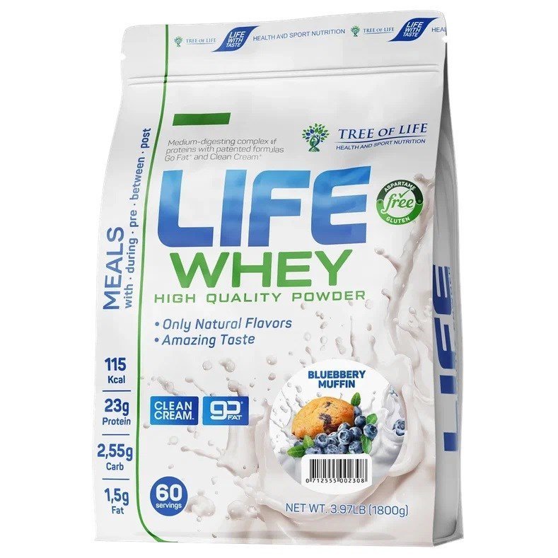 Life Whey (1800 г.) (Земляника)