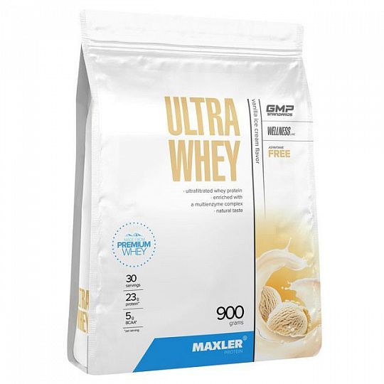 Maxler Whey Ultra ( 900 г.) (Ванильное мороженое)
