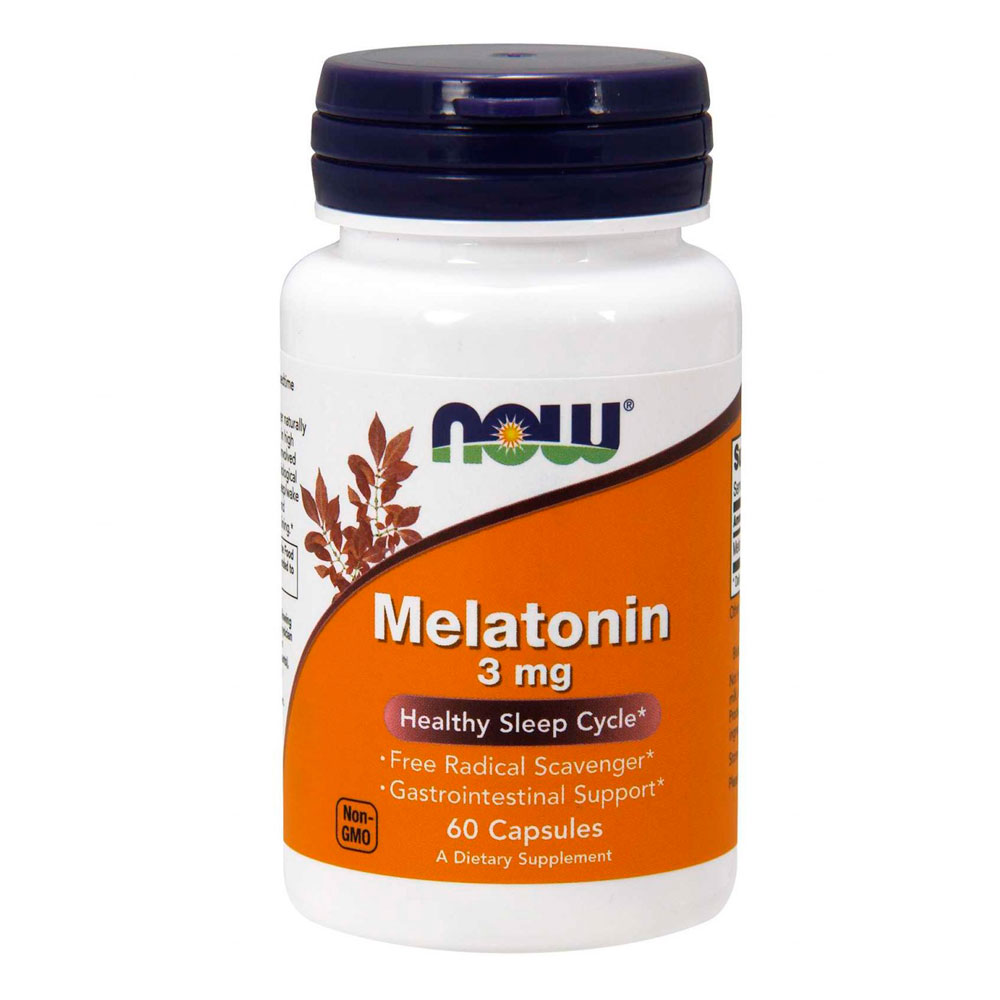 NOW Melatonin 3 мг. (60 капс.)