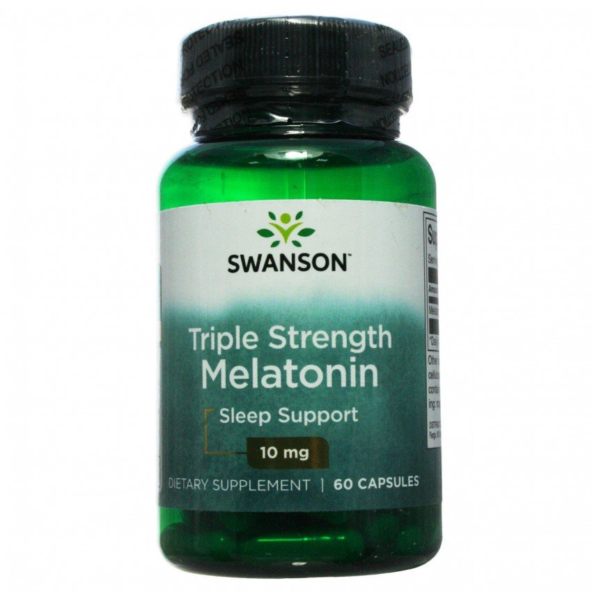 Swanson melatonin 10 мг.  (60 капс.)