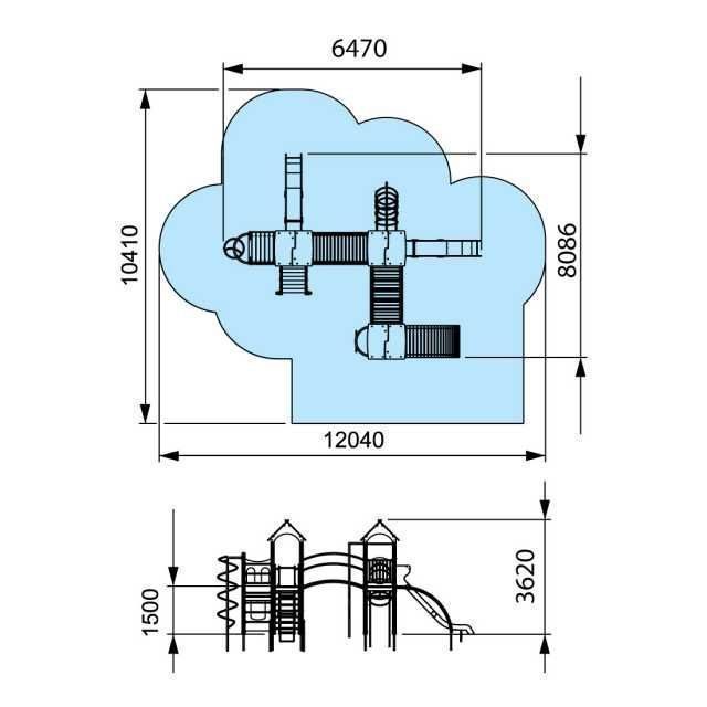 Детский игровой комплекс Замок