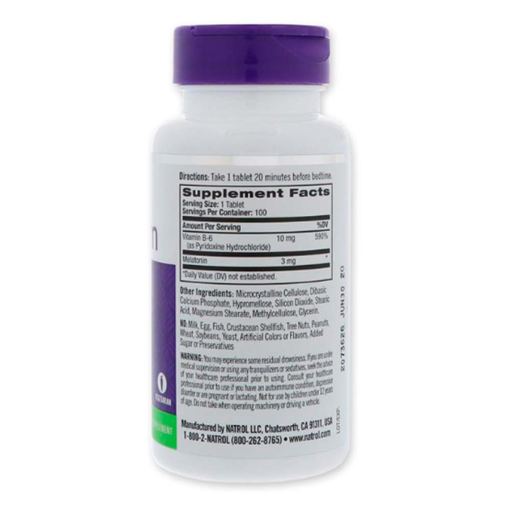 Natrol Melatonin 3 мг. (100 таб.)