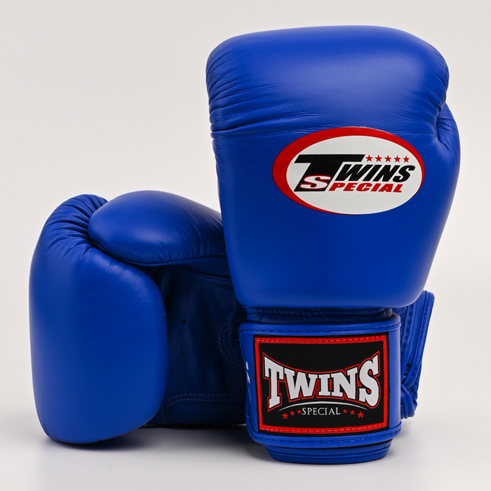 Перчатки бокс. TWINS кожа 14 oz