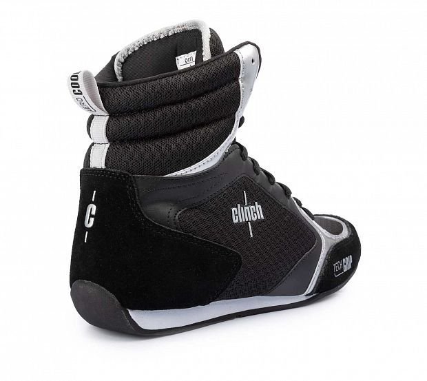 Боксерки Clinch Punch черно-серебристые 40