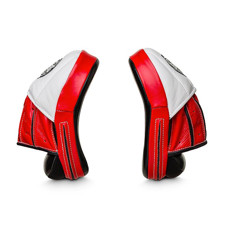 Лапы тренерские LEADERS TACTICAL  BK/WH/RD