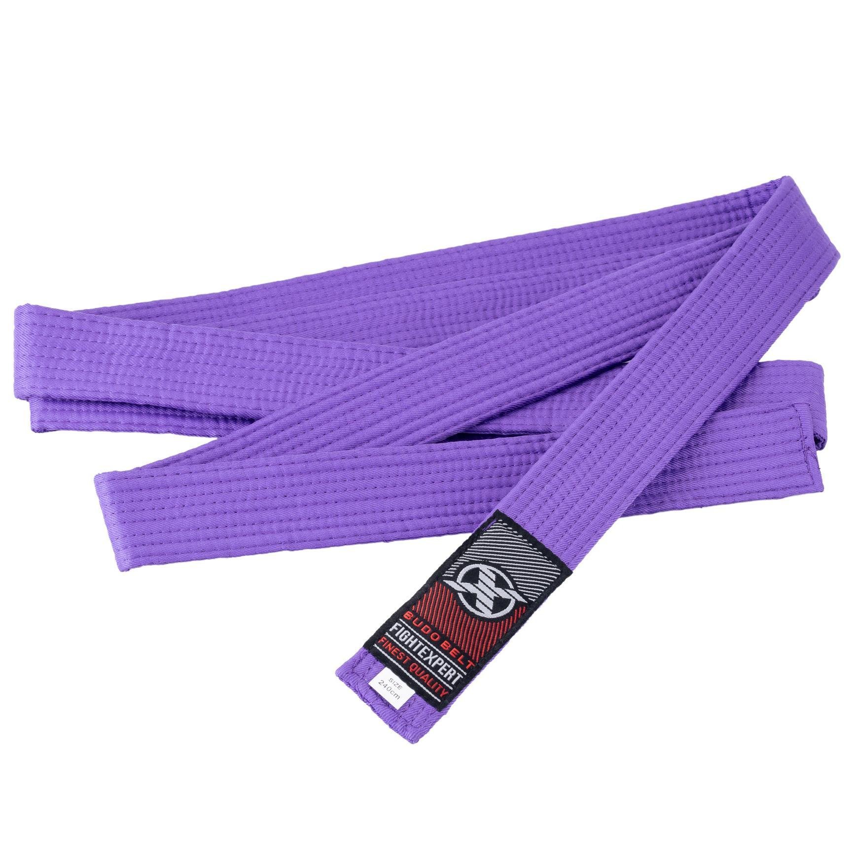 Пояс для единоборств 2,6 м FIGHT EXPERT (Фиолетовый)