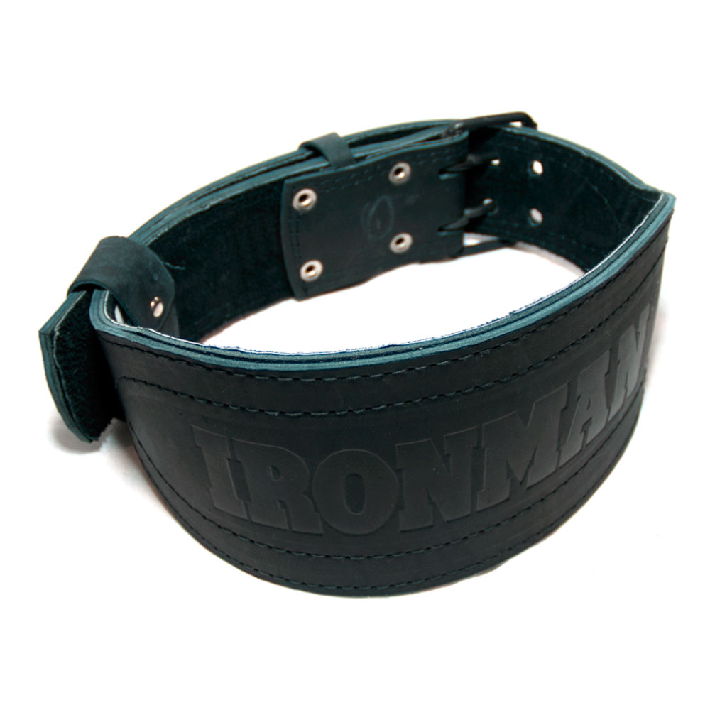 Пояс IRONMAN  2-слойный кожа широкий