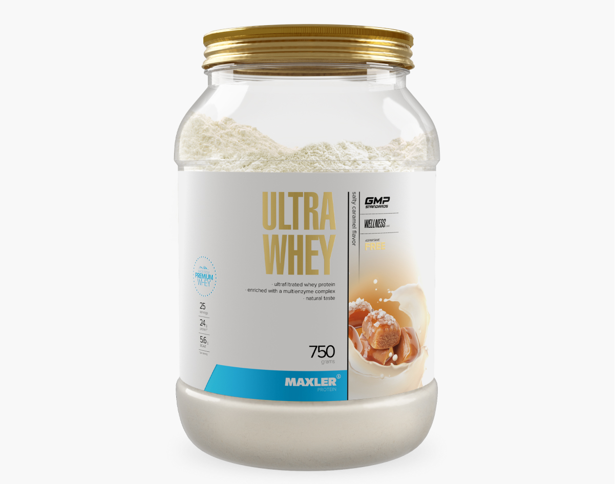 Maxler Whey Ultra ( 750 г.) (Клубнично молочный коктейль)