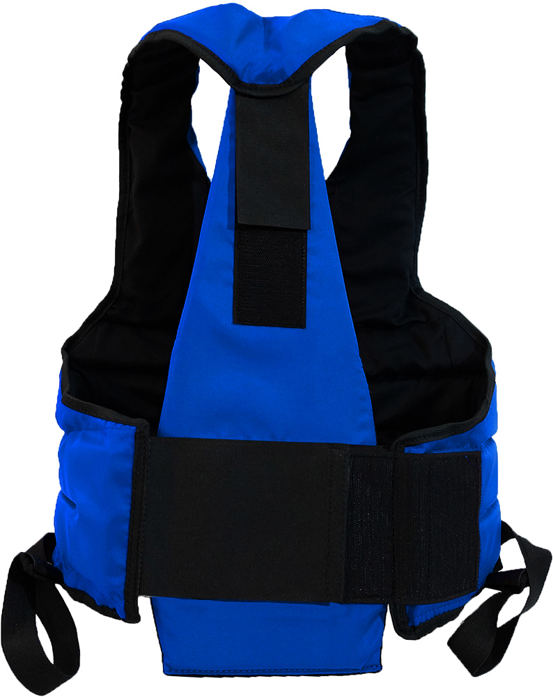 Жилет защитный для единоборств ЧЕРЕПАХА-1 Рэй Спорт, синий