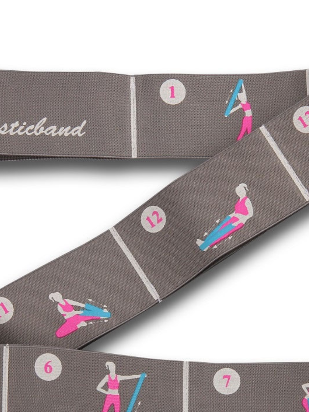 Эспандер лента эластичная замкн. многофункцион. 5*85 ( с прошитыми петлями для захвата)