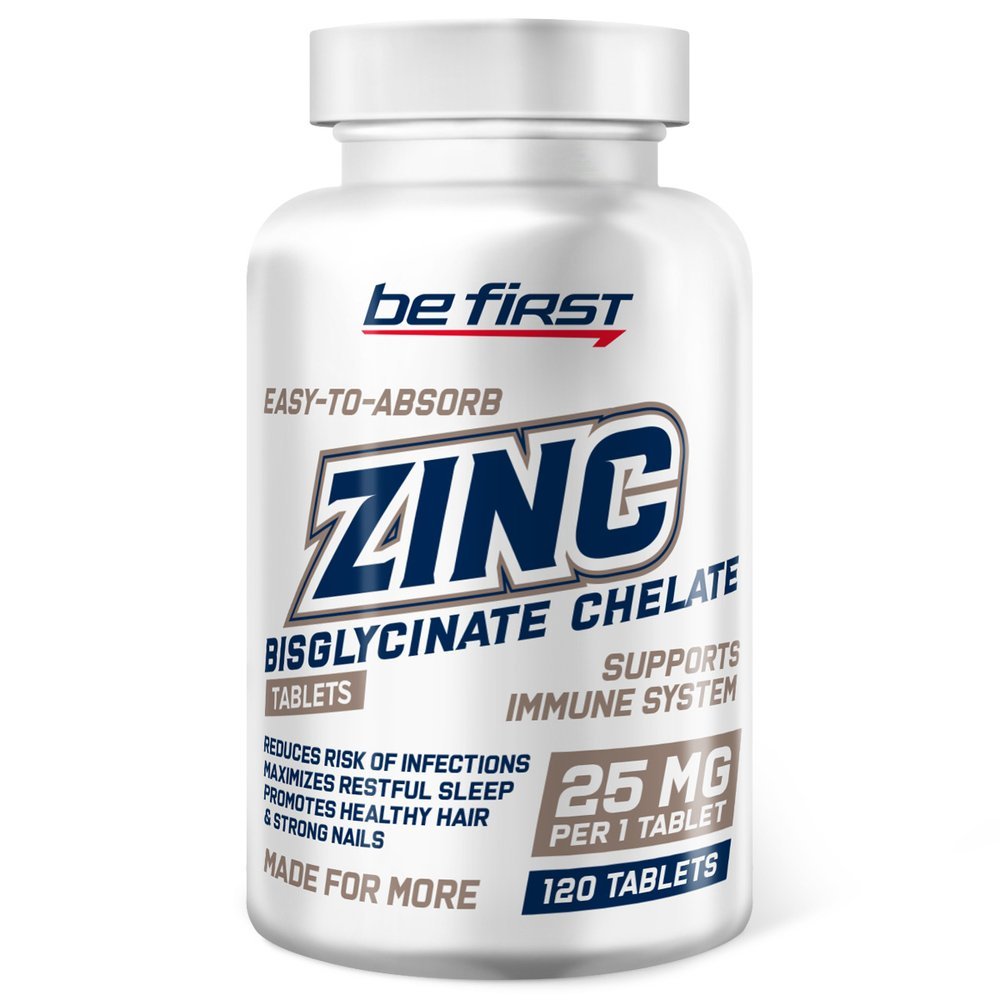 Be First Zinc bisglycinate chelate (120 таб.)