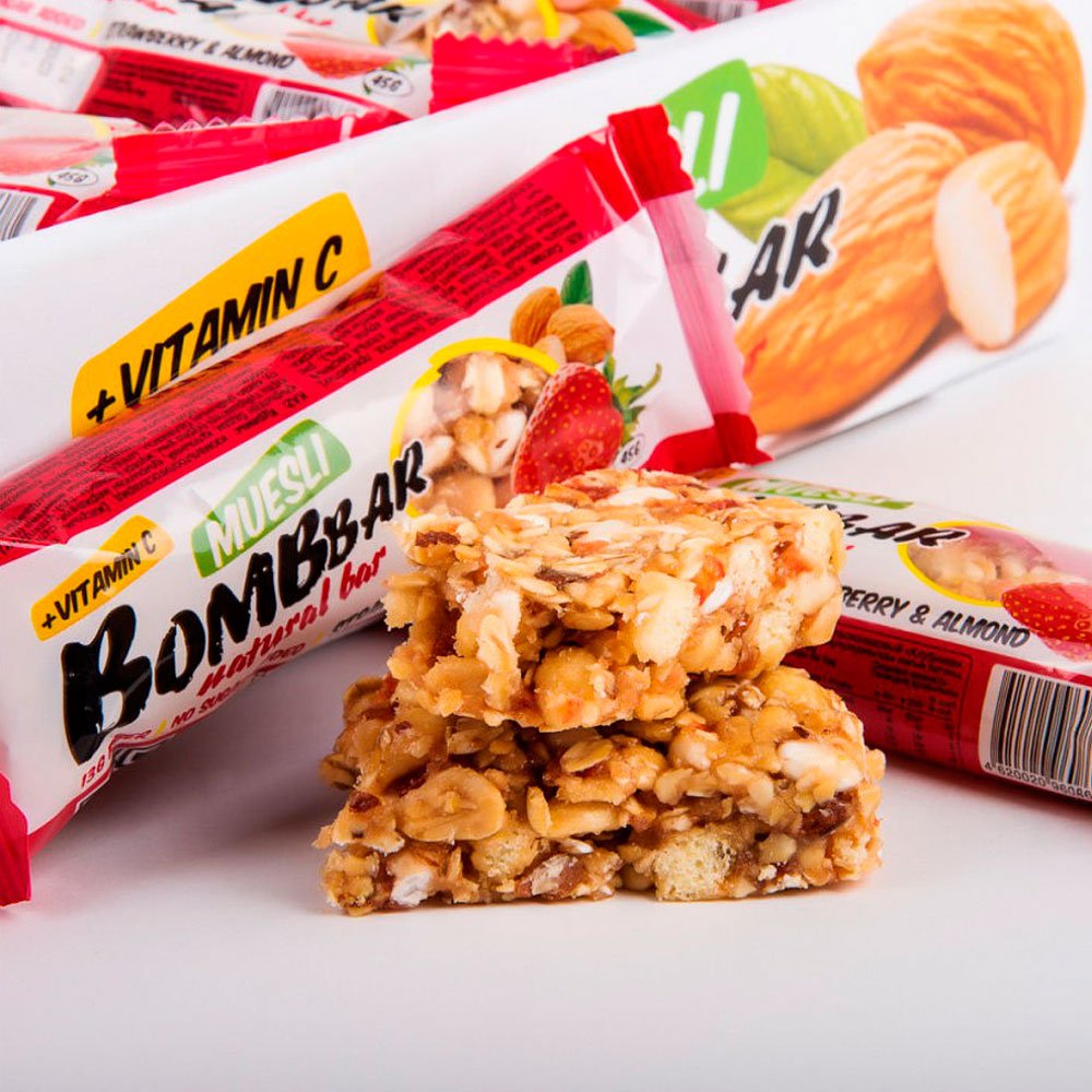BOMBBAR Батончик мюсли мультизлаковый ( 45 г.)