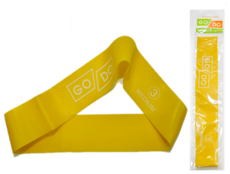 Эспандер-петля  0.7 мм Medium 3 GO DO желтый