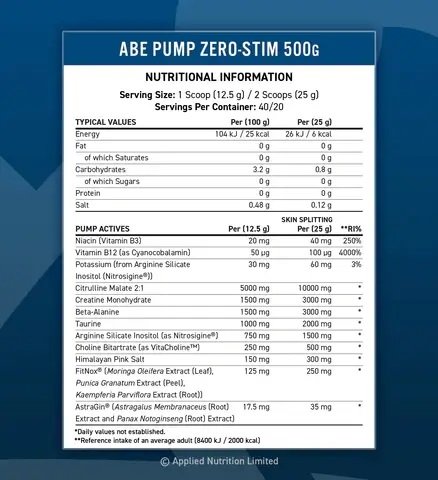 Applied Nutrition A.B.E.Pump (500 гр) 