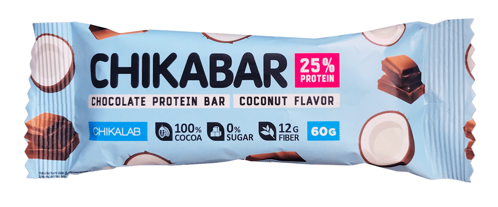 CHIKALAB Батончик глазированный с начинкой (60 г.)