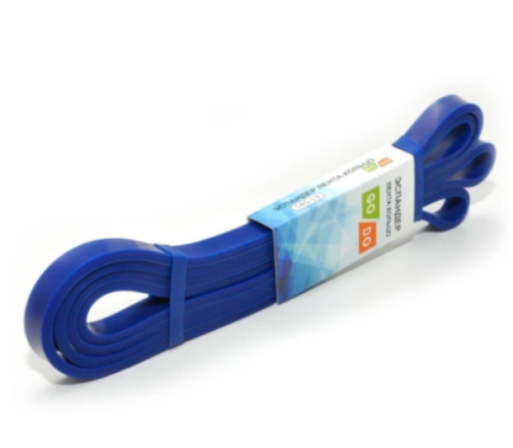 Эспандер лента кольцо GO DO 2-15 кг синий