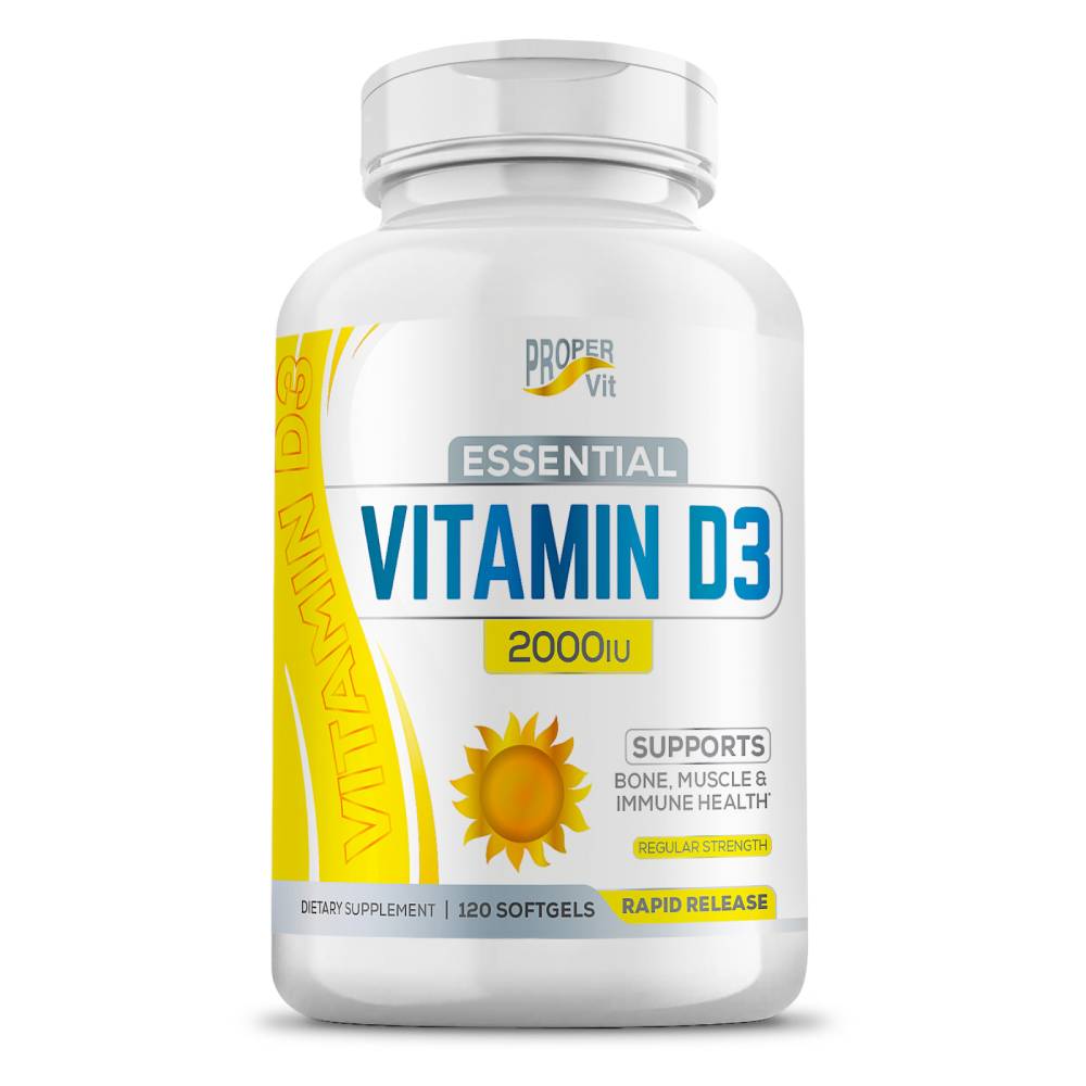Proper Vit D3 2000 (120 капс.) (Без вкуса)