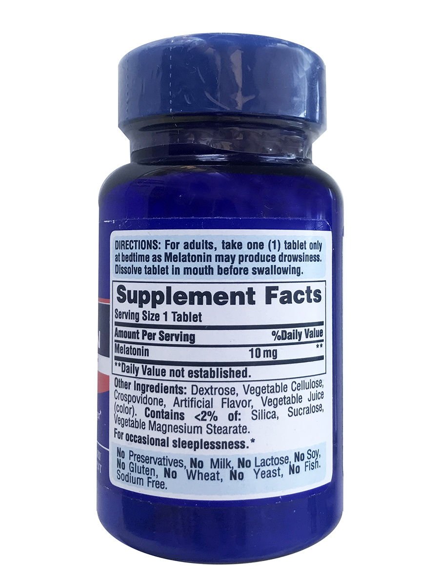 Puritan's Pride Melatonine 10 мг. (90 таб.)
