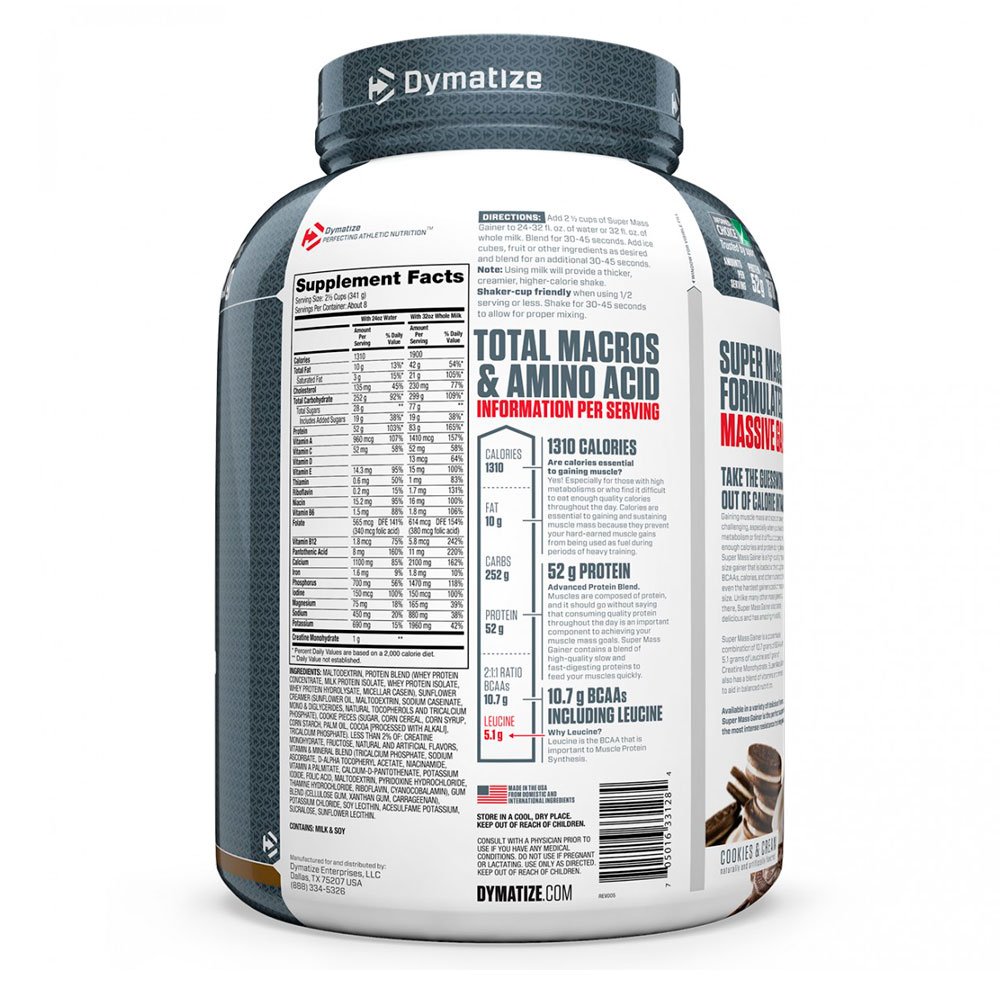 Dymatize Nutrition Super Mass Gainer (2722 г.) 